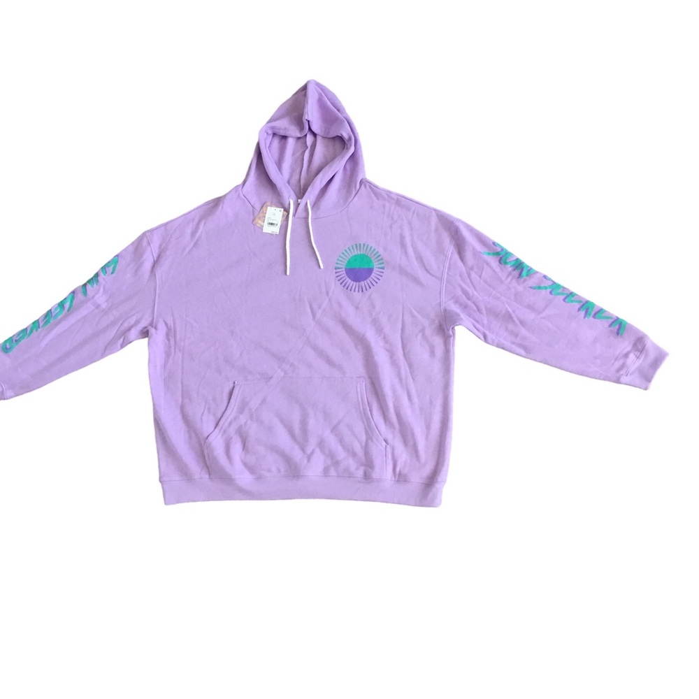 Lavender Graphic Hoodie